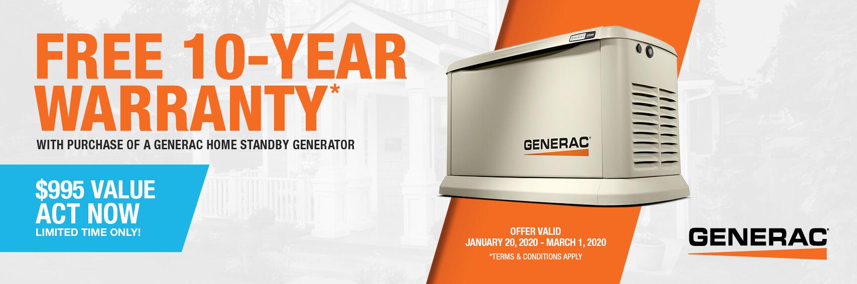 Homestandby Generator Deal | Warranty Offer | Generac Dealer | Mercerville, NJ